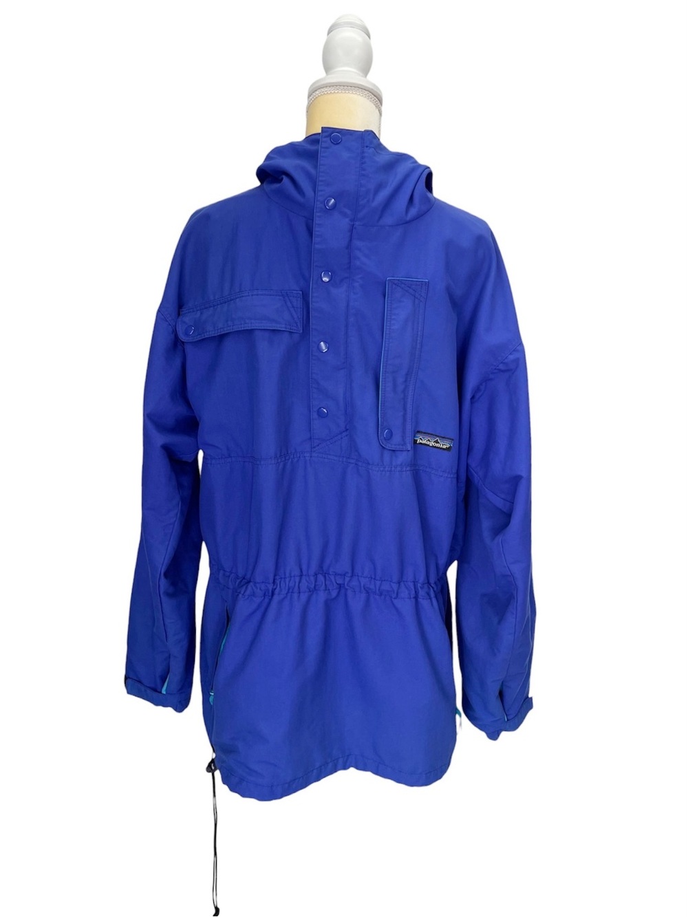 Vintage 90s Patagonia Back Bowl Anorak Jacket Men’s Size Medium Blue Green Vtg